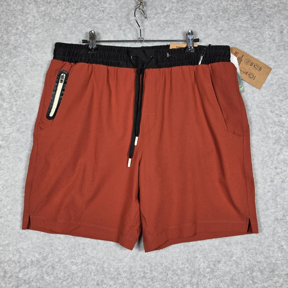 Avalanche Shorts Mens Sz Large Rust Red The Relax Short Brethable Quick Dry NEW